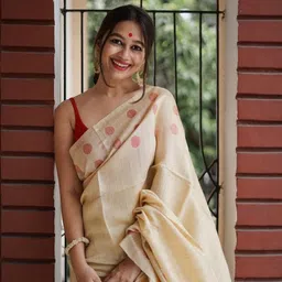 bansari textiles Pure Cotton Banarasi Saree image 5