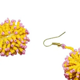 Evince MODE Artificial Beads Beaded Contemporary Drop Earrings image 3