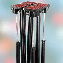 hyper Foldable Height Adjustable Carrom Board Stand Black Carrom Stand image 2