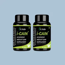 dr.trueskin i-Gain Weight Gain Muscle Peak Tablets ++ 2Pcs Nutrition Bars-picture-40