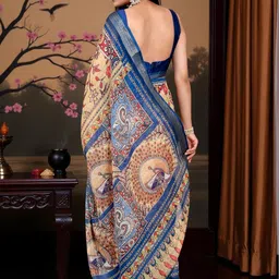 PAMPER YOURSELF Ethnic Motifs Handloom Saree image 3