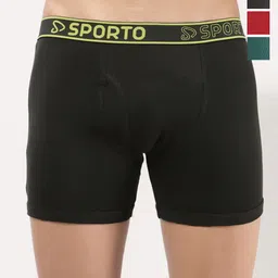 Sporto by Macho Men Pack Of 4 Short Trunks-image-84