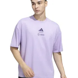 ADIDAS Men Brand Logo Printed Round Neck Cotton Relaxed Fit T-shirt-picture-40