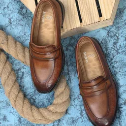 STEFENS Boys Leather Casual Loafers-picture-27