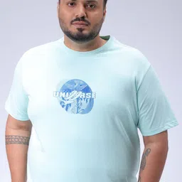 hardsoda by the indian garage co HARDSODA Men Plus Size Graphic Printed Round Neck Cotton T-shirt image 1
