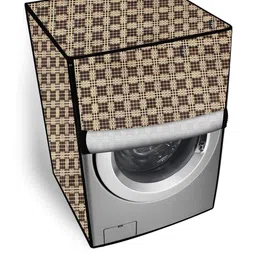 The Furnishing Tree Brown PVC Washing Machine Cover-picture-17