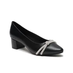 Flat n Heels Women Block Pumps image 5