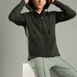 DOMIN8 Men Hooded Solid Lightweight Sporty Jacket-image-82