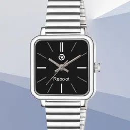 REBOOT Men Stainless Steel Straps Watch New192_151 Black Designer Square-picture-26