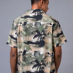 Converse Standard Tropical Printed Spread Collar Pure Cotton Shirt image 4