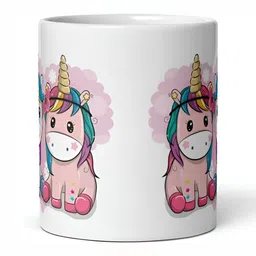 Mr UVD White Graphic Printed Ceramic Glossy Mug 350 ml image 2