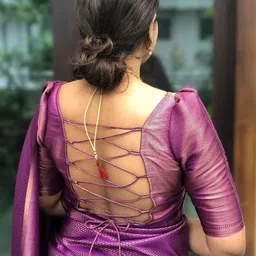 RUNAYA NX Woven Design Zari Pure Silk Banarasi Saree image 4