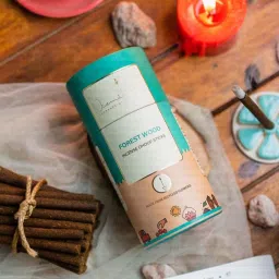 nirmalaya Forest Wood Dhoop Sticks for Pooja 40 Sticks image 1