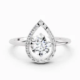 Sparkles Lab Grown Diamond 14kt White Gold ring-picture-10