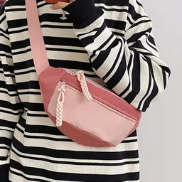 StyleCast x Revolte Colourblocked Hobo Bag with Applique image 4