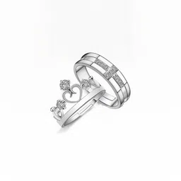 Teeragaj Set Of 2 Stone-Studded Adjustable Finger Rings-picture-17