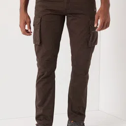 Wildcraft Men Cotton Smart Stain Resistant Cargos Trousers-image-11