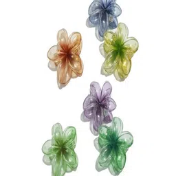 DailyObjects Women Set of 6 Flower Shape Claw Clip-picture-15