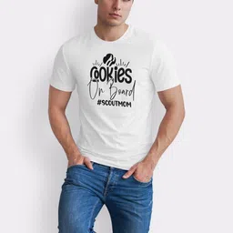 Seekbuylove Men Pure Cotton Typography Printed Bio Finish Regular Fit T-shirt-picture-18
