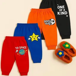 kiddify Kids Pack Of 4 Printed Jogger-picture-49