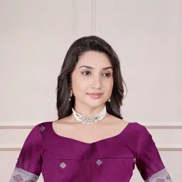 Jhumki creation Ethnic Motifs Zari Art Silk Handloom Banarasi Saree image 3