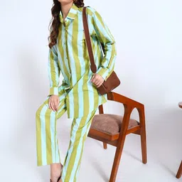 GLSGM Printed Striped Cotton Night Suits.-picture-23