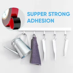 bigwheels Double Sided NA Removable Mounting Strong Red Foam Adhesive Tape (Manual) image 5