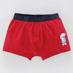 Babyoye Cotton Trunks Multiprint Pack of 3 - Blue Red image 4