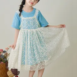 LULU & SKY Floral A-Line Dress image 2