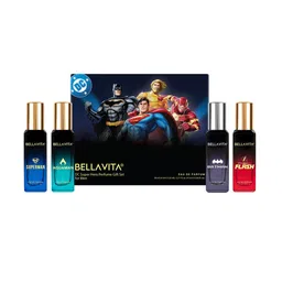 Bella Vita Organic Men Set Of 4 Superman- Aquaman- Batman- The Flash EDP- 20 ml Each-picture-40