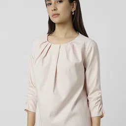 Van Heusen Woman Women Round Neck Regular Top image 3