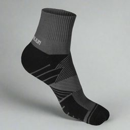 Heelium Unisex Striped Above Ankle Length 3X Tougher & Durable Athletic Socks-picture-14
