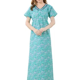 Piu Printed Maxi Nightdress-picture-29