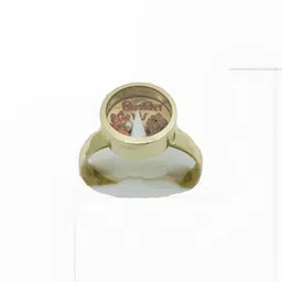 R G MART Unisex Gold-Plated Brass Finger Ring-picture-14