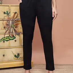 URBAN TRENDING Women Urban Straight Fit Trousers-image-3