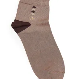 Arrow Men Pack Of 2 Colourblocked Pure Cotton Ankle Length Socks image 2