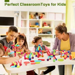 kavana Magnetic Sticks 32 Pcs Building Blocks for Kids Magnetic Toys image 4