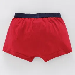 Babyoye Cotton Trunks Multiprint Pack of 3 - Blue Red image 5