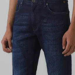 Mufti Men Straight Fit Mid-Rise Light Fade Stretchable Jeans image 4