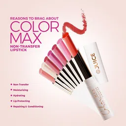 JUICE Color Max Non-Transfer Matte Lipstick - 2.3 g - Pink Crush- M01 image 3