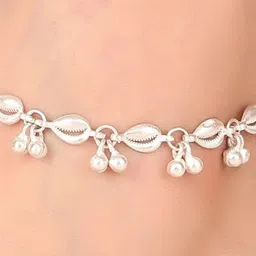 AamNa Enterprises Silver-Plated Anklet image 3