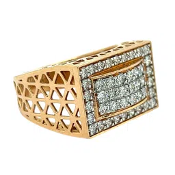SHAIVA Gold Ring with Brilliant-Cut Diamond-picture-11