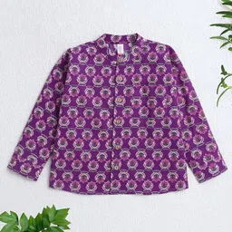 The Magic Wand Boys Ethnic Motifs Printed Mandarin Collar Kurta-image-80