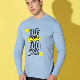 WOOSTRO Men Typography Printed Slim Fit T-shirt image 3