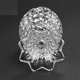 adigee (Pack of 6) Pineapple Shaped Juice and Water Drinking Glass 280ml Set of (6)_1011 Glass Water/Juice Glass image 4