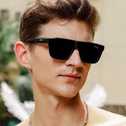 RESIST EYEWEAR Unisex Wayfarer Sunglasses with UV Protected Lens SHAWN BF BLACK4 image 3