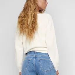 MANGO Open-Knit Pullover image 4