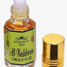 Menjewell Unisex Al-Bakhoor, Jannat-Ul-Firdaus & Sandalwood Attar 5 ml Pack of 3 image 2
