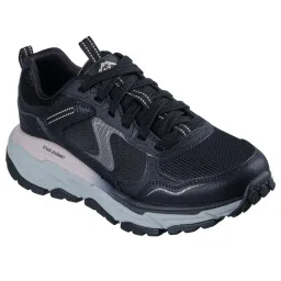 SKECHERS Womens D'LUX JOURNEY Black & Rose Gold Casual Sneakers-picture-11