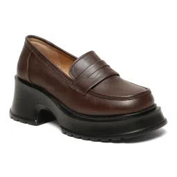 VALIOSAA Brown Smart Loafers image 2